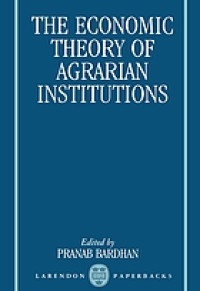 Economic theory of agrarian institutions