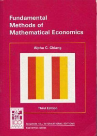 Fundamental methods of mathematical economics