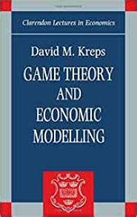 Game theory and economic modelling