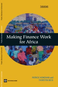 Making finance work for Africa